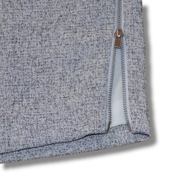 NWOT Express High Waisted Textured Zip Side Pencil Skirt - Picture 4 of 6